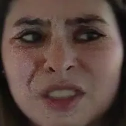 Fake face crop showing artifacts